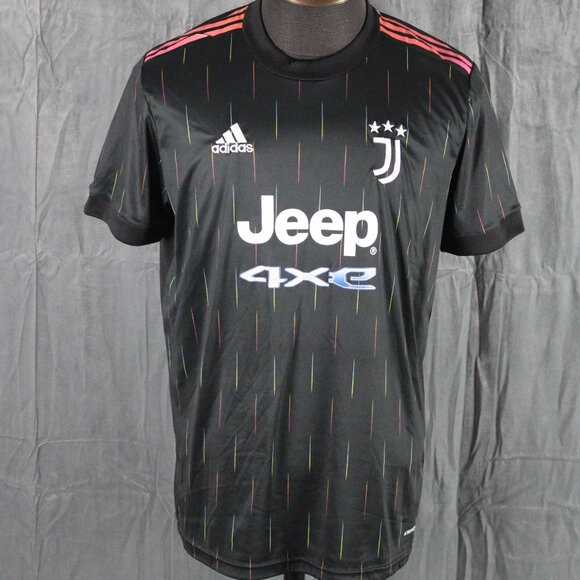 uventus Soccer Jersey - 2021 Away Jersey by Adidas - Men's Extra-Large - Picture 1 of 7